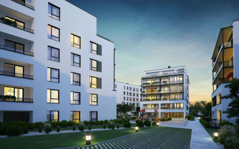 Wizualizacja budynku w Warszawie ATAL Wizualizacja budynku w Warszawie ATAL